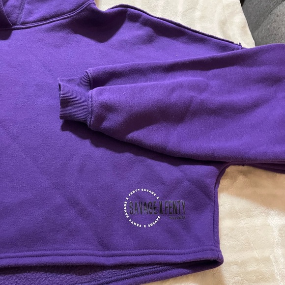 Savage X Fenty Purple Hoodie Small - Picture 2 of 7